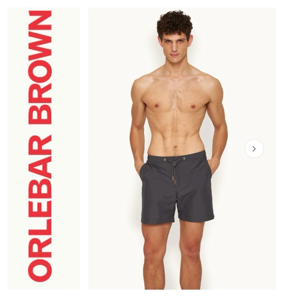 Orlebar Brown Charcoal Swim Trunks